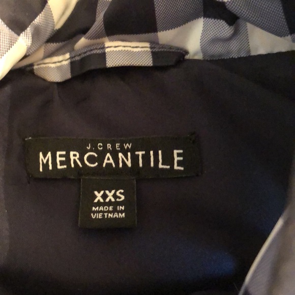 J Crew Meecantile Blue Checked Vest - Picture 5 of 7